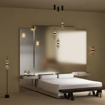 Maytoni Double Moon fekete-szürke LED fali lámpa (MAY-MOD478WL-L8B3K) LED 1 izzós IP20
