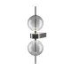 Maytoni Double Moon fekete-szürke LED fali lámpa (MAY-MOD478WL-L8B3K) LED 1 izzós IP20