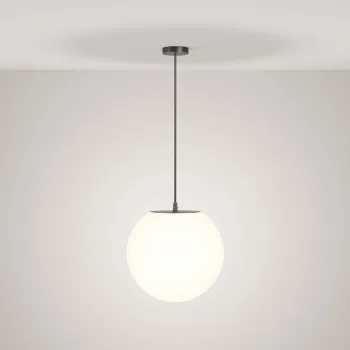 Maytoni Erda fekete-fehér kültéri függesztett lámpa (MAY-O594PL-01B) E27 1 izzós IP54