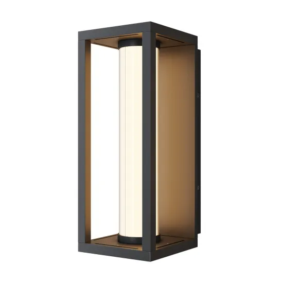 Maytoni Expo szürke LED kültéri fali lámpa (MAY-O480WL-L12B3K) LED 1 izzós IP54