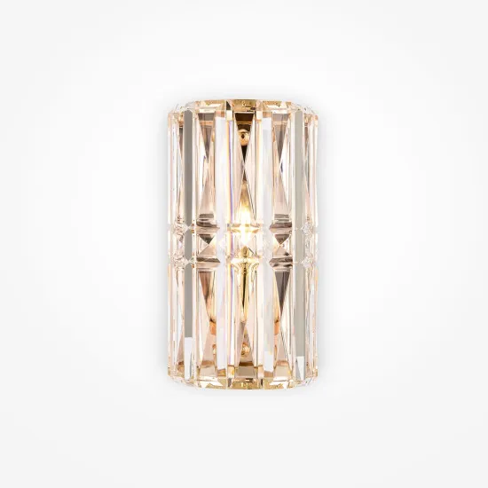 Maytoni Facet arany-átlátszó kristály falikar (MAY-MOD094WL-01G) E14 1 IP20