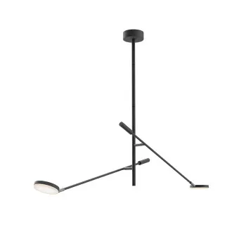 Maytoni Fad fekete LED mennyezeti lámpa (MAY-MOD070CL-L15B3K1) LED 1 izzós IP20