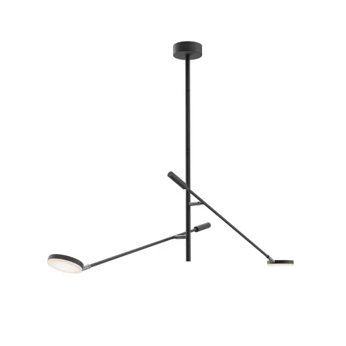 Maytoni Fad fekete LED mennyezeti lámpa (MAY-MOD070CL-L15B3K1) LED 1 izzós IP20
