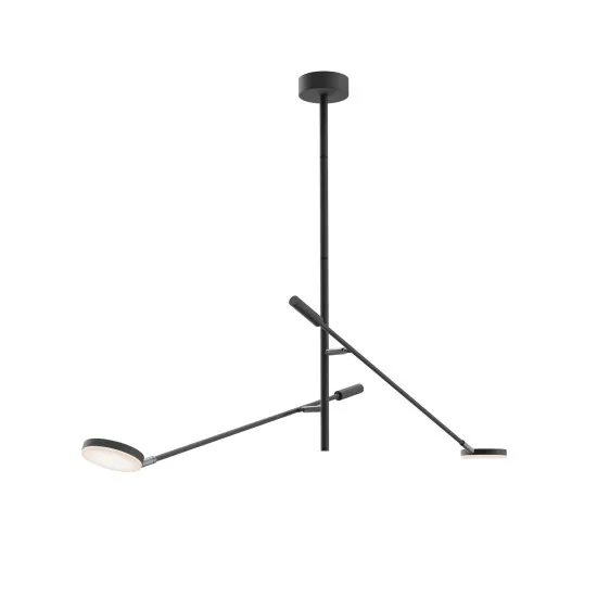 Maytoni Fad fekete LED mennyezeti lámpa (MAY-MOD070CL-L15B3K1) LED 1 izzós IP20