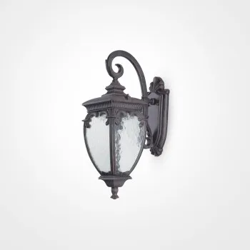 Maytoni Fleur bronz-átlátszó kültéri falikar (MAY-O414WL-01BZ) E27 1 izzós IP44