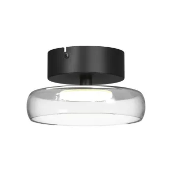 Maytoni Float fekete-átlátszó LED mennyezeti lámpa (MAY-MOD498CL-L13BK) LED 1 izzós IP20