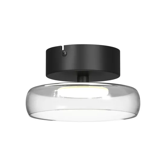 Maytoni Float fekete-átlátszó LED mennyezeti lámpa (MAY-MOD498CL-L13BK) LED 1 izzós IP20