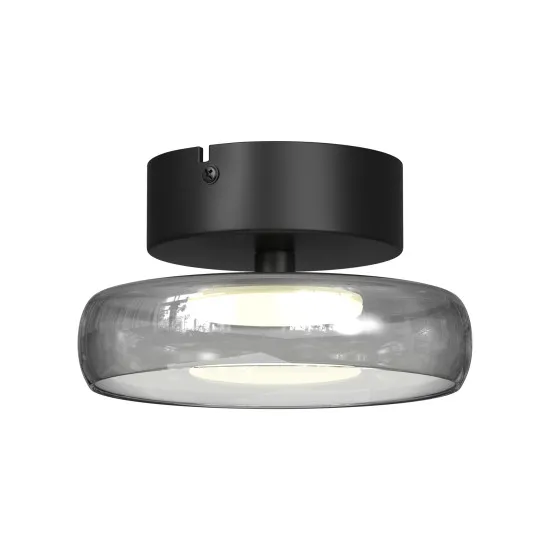Maytoni Float fekete-átlátszó LED mennyezeti lámpa (MAY-MOD498CL-L13BK1) LED 1 izzós IP20