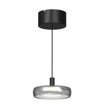 Maytoni Float fekete-átlátszó LED függesztett lámpa (MAY-MOD498PL-L13BK1) LED 1 izzós IP20