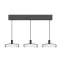 Maytoni Float fekete-átlátszó LED függesztett lámpa (MAY-MOD498PL-L25BK) LED 3 izzós IP20