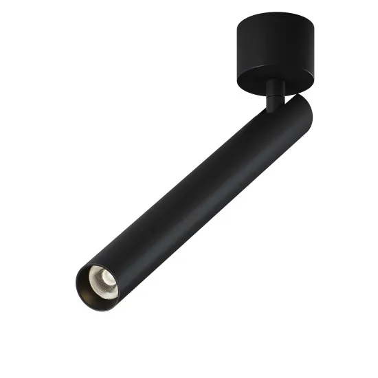 Maytoni Focus T fekete LED mennyezeti lámpa (MAY-C141CL-L300-6W3K-B) LED 1 izzós IP20