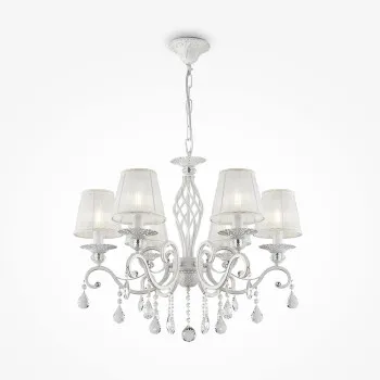 Maytoni Grace fehér csillár (MAY-ARM247-06-G) E14 6 IP20