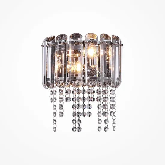 Maytoni Hail króm-átlátszó kristály falikar (MAY-MOD097WL-02CH) E14 2 izzós IP20