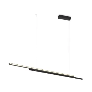 Maytoni Halo fekete-fehér LED függesztett lámpa (MAY-MOD005PL-L48BK) LED 1 izzós IP20