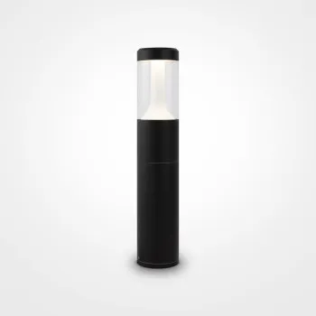 Maytoni Koln fekete-átlátszó kültéri LED állólámpa (MAY-O590FL-L8B4K) LED 1 izzós IP54