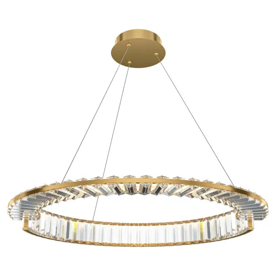 Maytoni Krone sárgaréz-átlátszó kristály LED függesztett lámpa (MAY-P097PL-L36BS3K1) LED 1 izzós IP20