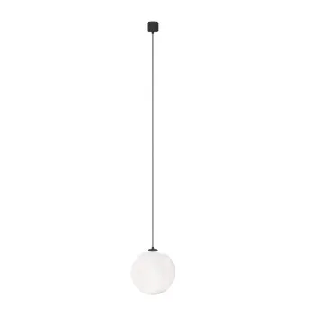 Maytoni Luna fekete-fehér LED függesztett lámpa (MAY-P039PL-5W4K-20-B) LED 1 izzós IP20