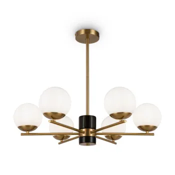 Maytoni Marble fehér-arany csillár (MAY-MOD187PL-06BS) E27 6 izzós IP20