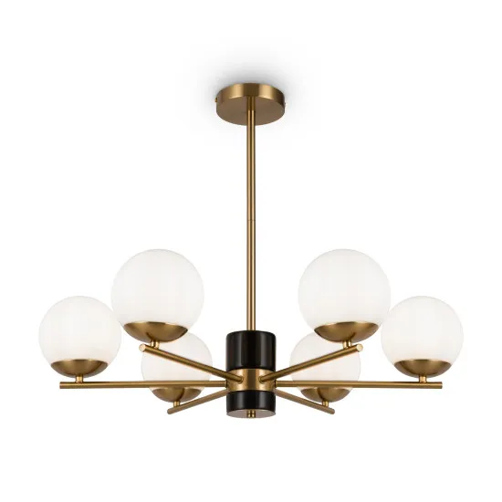 Maytoni Marble fehér-arany csillár (MAY-MOD187PL-06BS) E27 6 izzós IP20