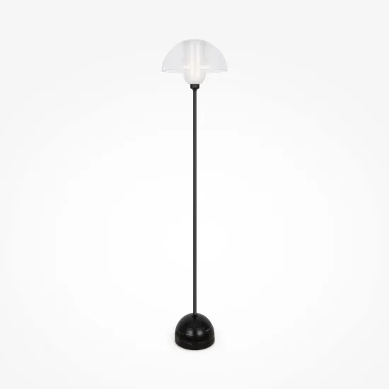 Maytoni Memory fekete-átlátszó álló lámpa (MAY-MOD177FL-01B) E14 1 izzós IP20