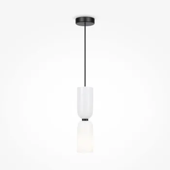 Maytoni Memory fekete-fehér függesztett lámpa (MAY-MOD177PL-01W) E14 1 izzós IP20