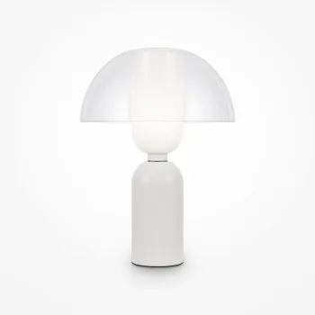 Maytoni Memory fehér-átlátszó asztali lámpa (MAY-MOD177TL-01W) E14 1 izzós IP20