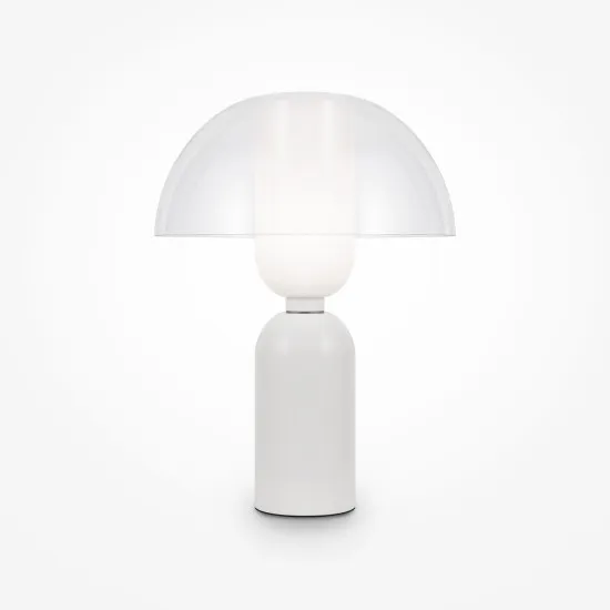 Maytoni Memory fehér-átlátszó asztali lámpa (MAY-MOD177TL-01W) E14 1 izzós IP20