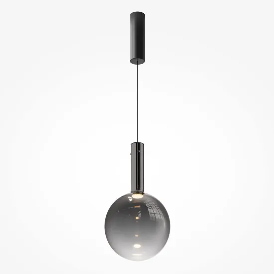 Maytoni Nebula fekete-szürke LED függesztett lámpa (MAY-MOD182PL-L6B3K) LED 1 izzós IP20