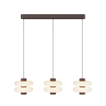 Maytoni Nuvem barna-fehér LED függesztett lámpa (MAY-MOD497PL-L23BRK) LED 3 izzós IP20