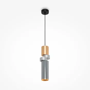 Maytoni Palette szürke-arany-ezüst függesztett lámpa (MAY-MOD303PL-01CFL3) GU10 1 izzós IP20