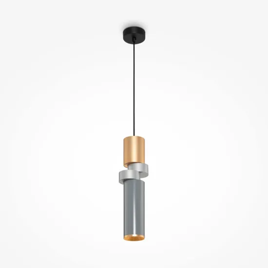 Maytoni Palette szürke-arany-ezüst függesztett lámpa (MAY-MOD303PL-01CFL3) GU10 1 izzós IP20