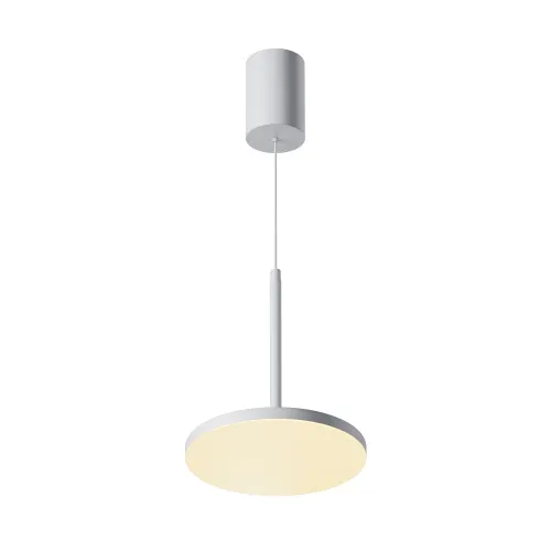 Maytoni Plato fehér LED függesztett lámpa (MAY-P076PL-L12W3K-W) LED 1 izzós IP20