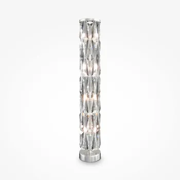 Maytoni Puntes króm-átlátszó kristály állólámpa (MAY-MOD043FL-08CH) E14 8 izzós  IP20