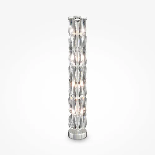 Maytoni Puntes króm-átlátszó kristály állólámpa (MAY-MOD043FL-08CH) E14 8 izzós  IP20