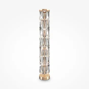 Maytoni Puntes arany-átlátszó kristály állólámpa (MAY-MOD043FL-08G) E14 8 izzós  IP20