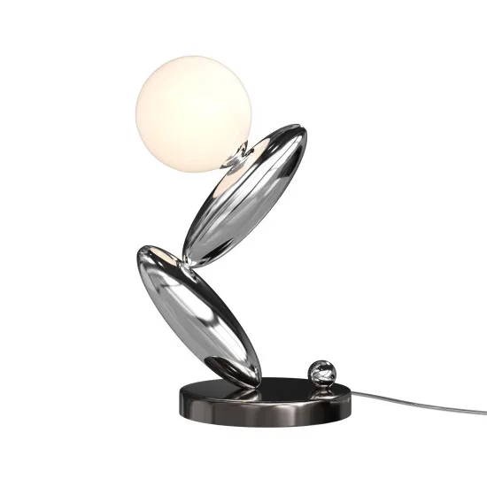 Maytoni Resonance szürke-fehér LED asztali lámpa (MAY-MOD482TL-L6PT3K) LED 1 izzós IP20