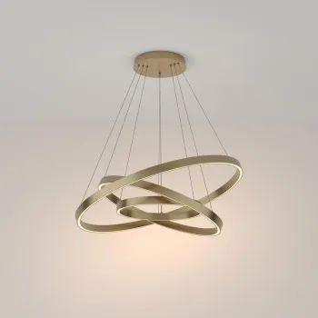 Maytoni Rim sárgaréz LED függesztett lámpa (MAY-MOD058PL-L100BS3K) LED 1 izzós IP20