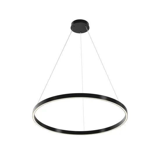 Maytoni Rim fekete-fehér LED függesztett lámpa (MAY-MOD058PL-L42BK) LED 1 izzós IP20