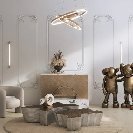 Maytoni Rim fekete-fehér LED függesztett lámpa (MAY-MOD058PL-L74BK) LED 1 izzós IP20