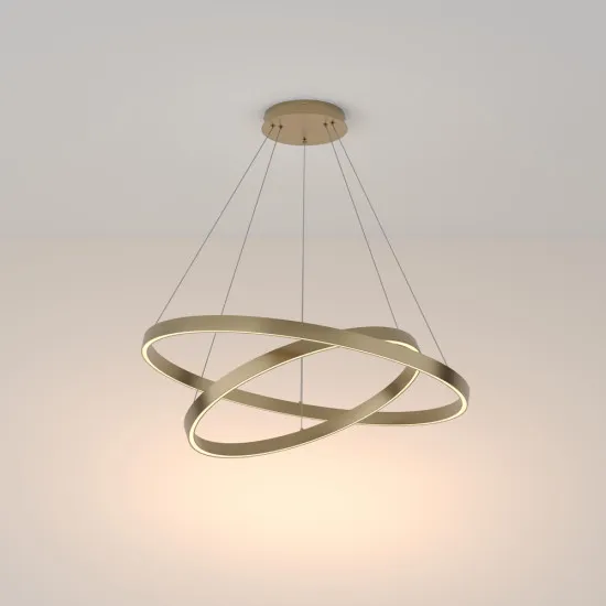 Maytoni Rim sárgaréz LED függesztett lámpa (MAY-MOD058PL-L74BS3K) LED 1 izzós IP20