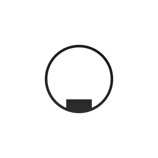 Maytoni Rim fekete-fehér LED fali lámpa (MAY-MOD058WL-L25BK) LED 1 izzós IP20