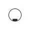Maytoni Rim fekete-fehér LED fali lámpa (MAY-MOD058WL-L25BK) LED 1 izzós IP20