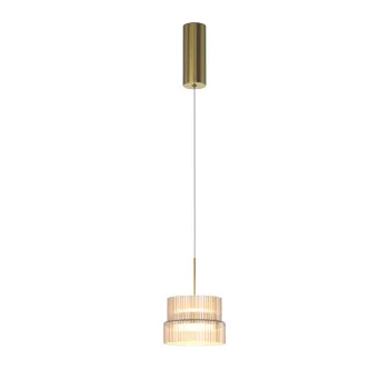 Maytoni Scala bronz-barna LED függesztett lámpa (MAY-MOD496PL-L12BZK) LED 1 izzós IP20