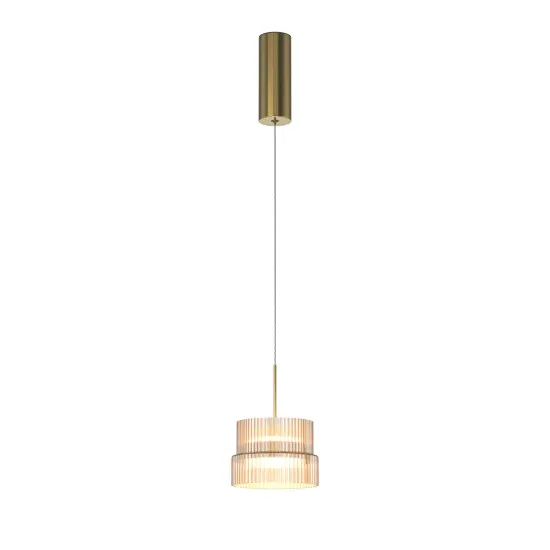 Maytoni Scala bronz-barna LED függesztett lámpa (MAY-MOD496PL-L12BZK) LED 1 izzós IP20