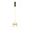Maytoni Scala bronz-barna LED függesztett lámpa (MAY-MOD496PL-L12BZK) LED 1 izzós IP20