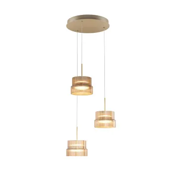 Maytoni Scala bronz-barna LED függesztett lámpa (MAY-MOD496PL-L33BZK) LED 1 izzós IP20