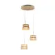 Maytoni Scala bronz-barna LED függesztett lámpa (MAY-MOD496PL-L33BZK) LED 1 izzós IP20