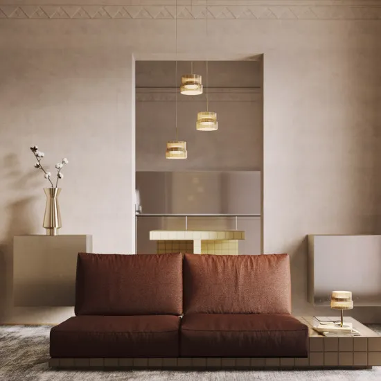 Maytoni Scala bronz-barna LED asztali lámpa (MAY-MOD496TL-L12BZK) LED 1 izzós IP20