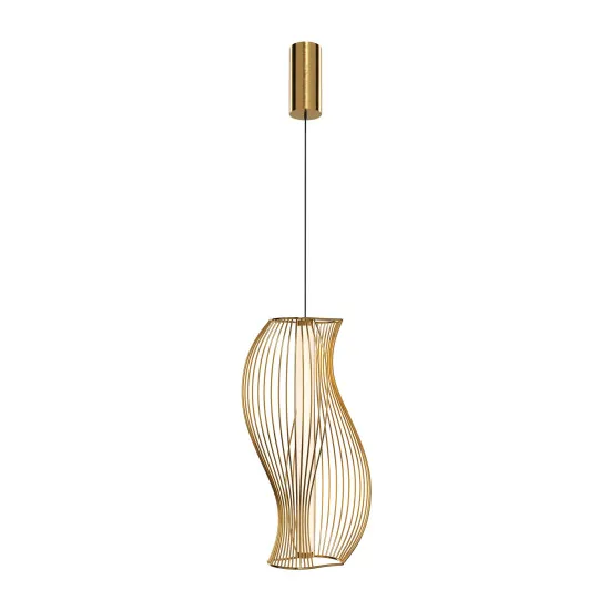 Maytoni Shadows of the past sárgaréz LED függesztett lámpa (MAY-MOD263PL-L20BS3K) LED 1 izzós IP20