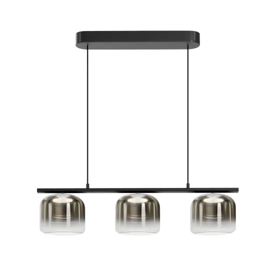 Maytoni Spirito fekete-szürke LED függesztett lámpa (MAY-MOD286PL-L12B3K) LED 1 izzós IP20